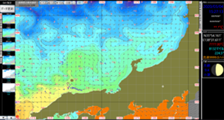 日報海面水温図
